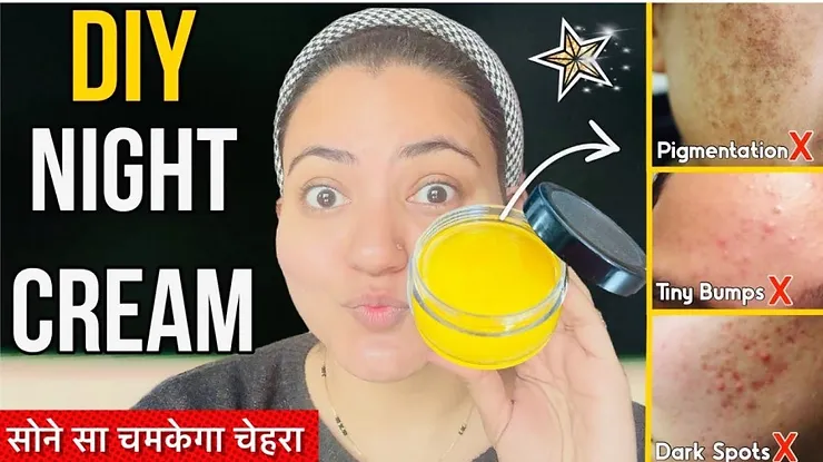 You are currently viewing Homemade Night Cream For Glowing Skin | Preity Prerna